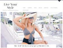 Tablet Screenshot of liveyourstyle.com